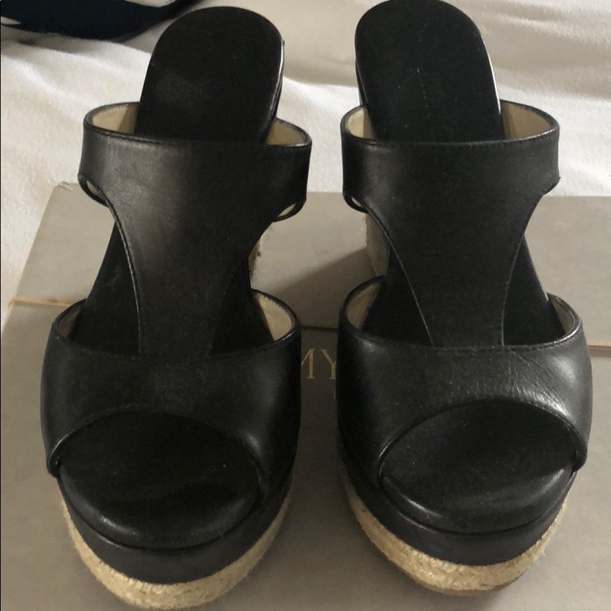 Authentic Jimmy Choo Black Vacchetta